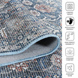 Amer Alaska ALA-5 Blue / Green area rug - infographic view