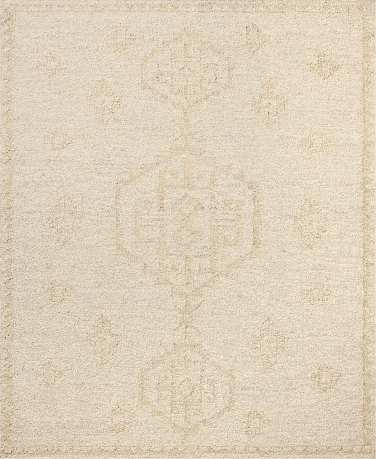 Loloi Alara ALR-02 Traditional Hand Woven Ivory, Natural Rug
