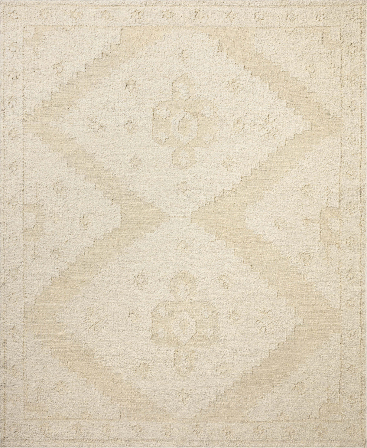 Loloi Alara ALR-03 Traditional Hand Woven Ivory, Natural Rug