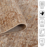 Amer Albany ALB-3 Beige area rug - infographic view