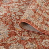 Amer Albany ALB-5 Pink area rug - rolled view