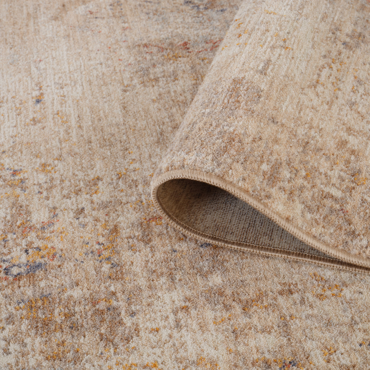 Amer Albany ALB-7 Beige area rug - rolled view