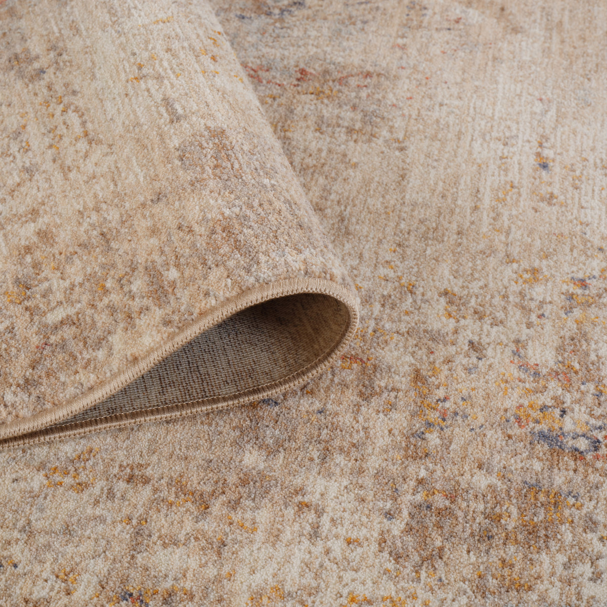 Amer Albany ALB-7 Beige area rug - rolled view