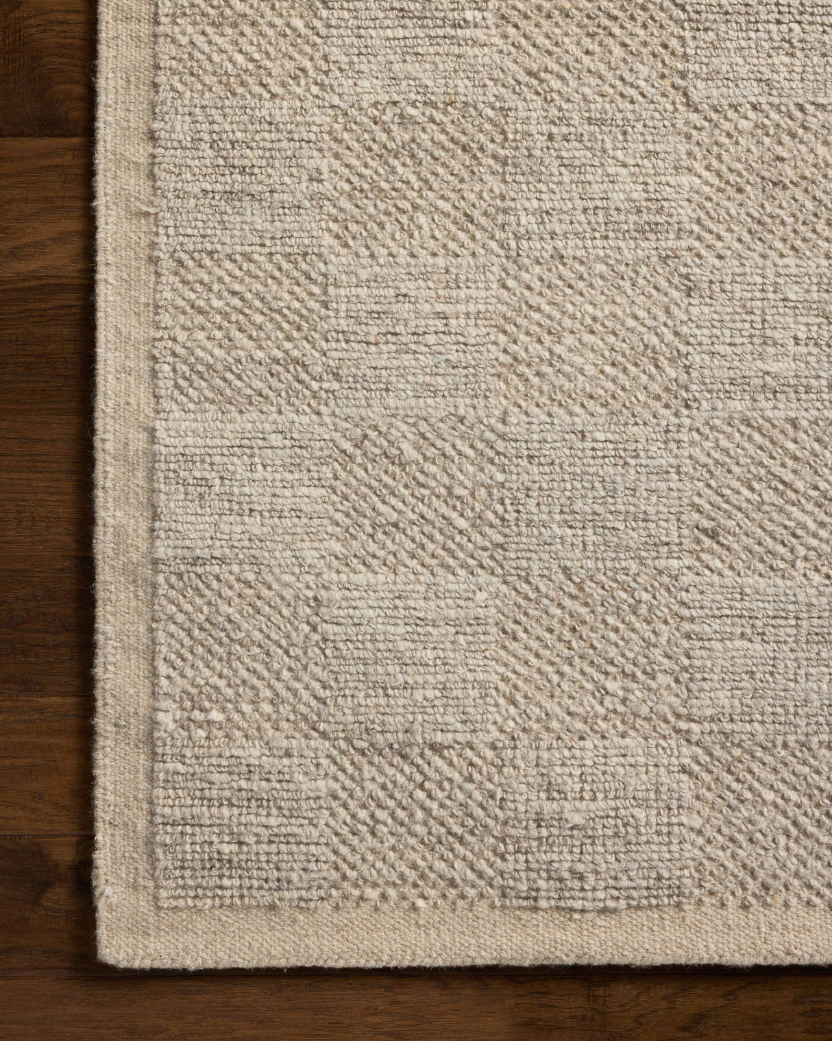 Loloi Alina ALN-01 Contemporary Hand Woven Dove Rug