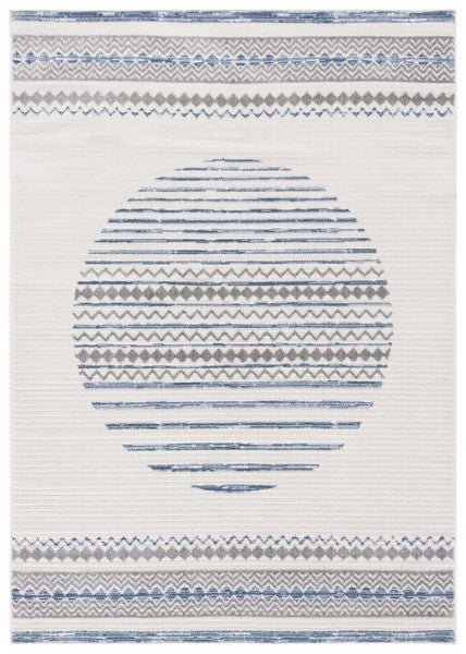 Safavieh Alamo Alm775N Ivory/Navy Area Rug