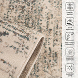 Amer Alpine ALP-10 Ivory area rug - infographic view