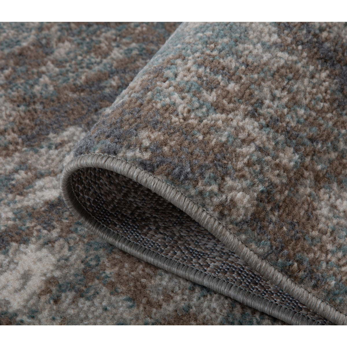 Amer Alpine ALP-2 Light Brown area rug - rolled view