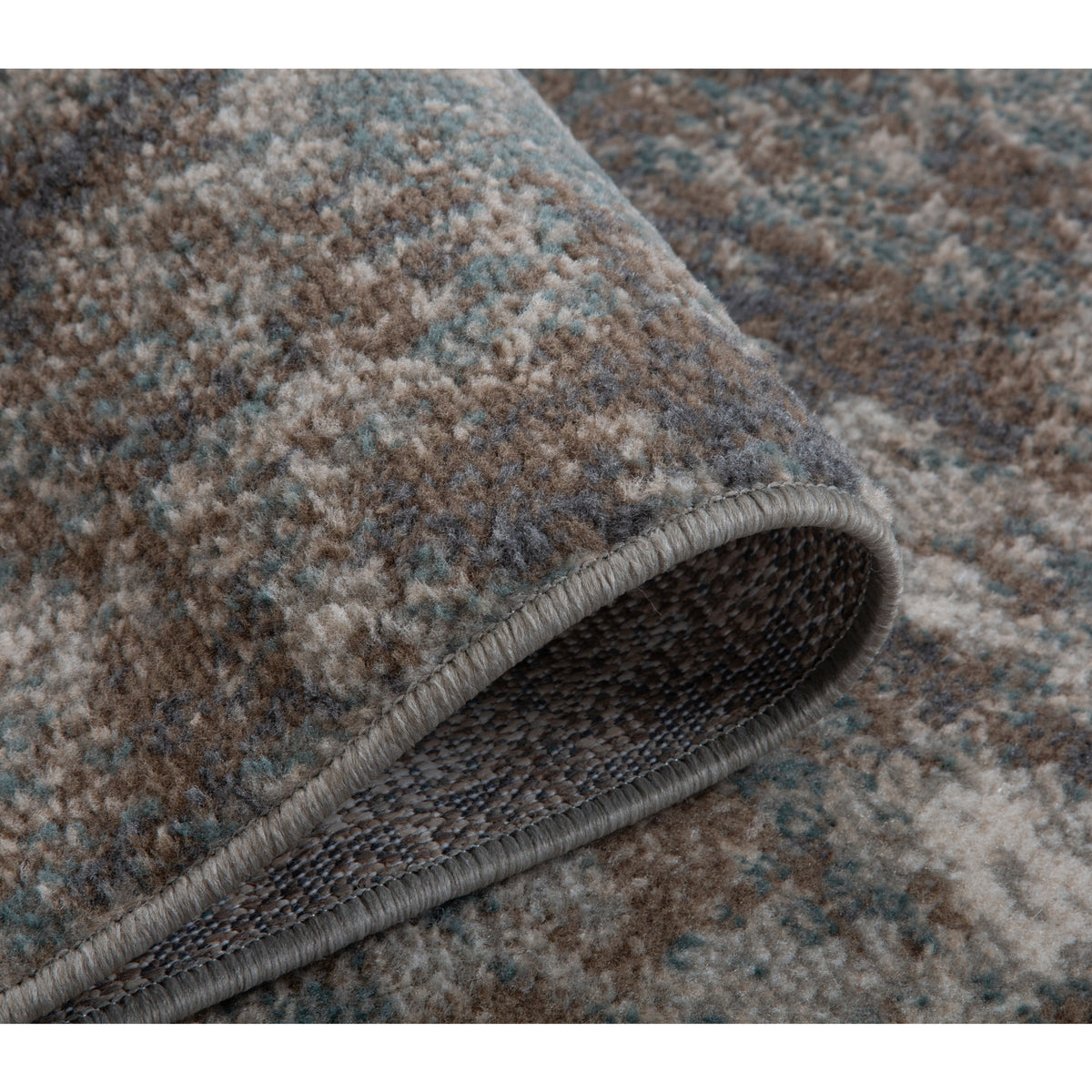 Amer Alpine ALP-2 Light Brown area rug - rolled view