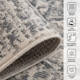 Amer Alpine ALP-4 Medium Gray area rug - infographic view