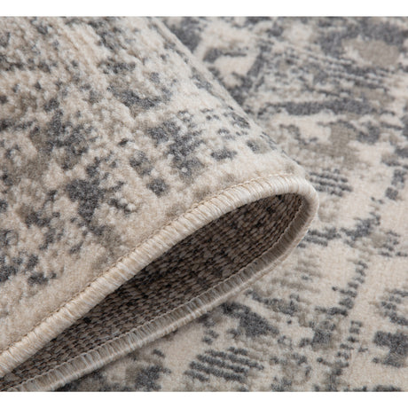 Amer Alpine ALP-4 Medium Gray area rug - rolled view