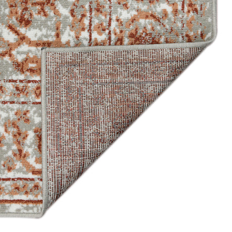 Amer Alpine ALP-9 Gray / Orange area rug - back view