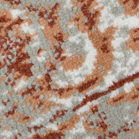 Amer Alpine ALP-9 Gray / Orange area rug - close-up view
