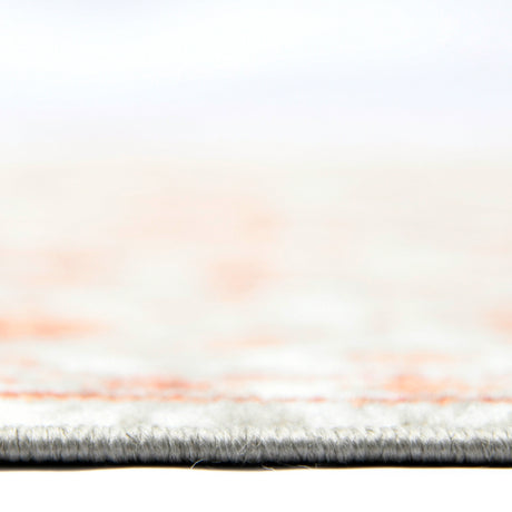 Amer Alpine ALP-9 Gray / Orange area rug - profile view