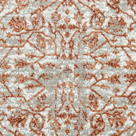 Amer Alpine ALP-9 Gray / Orange area rug - color swatch view