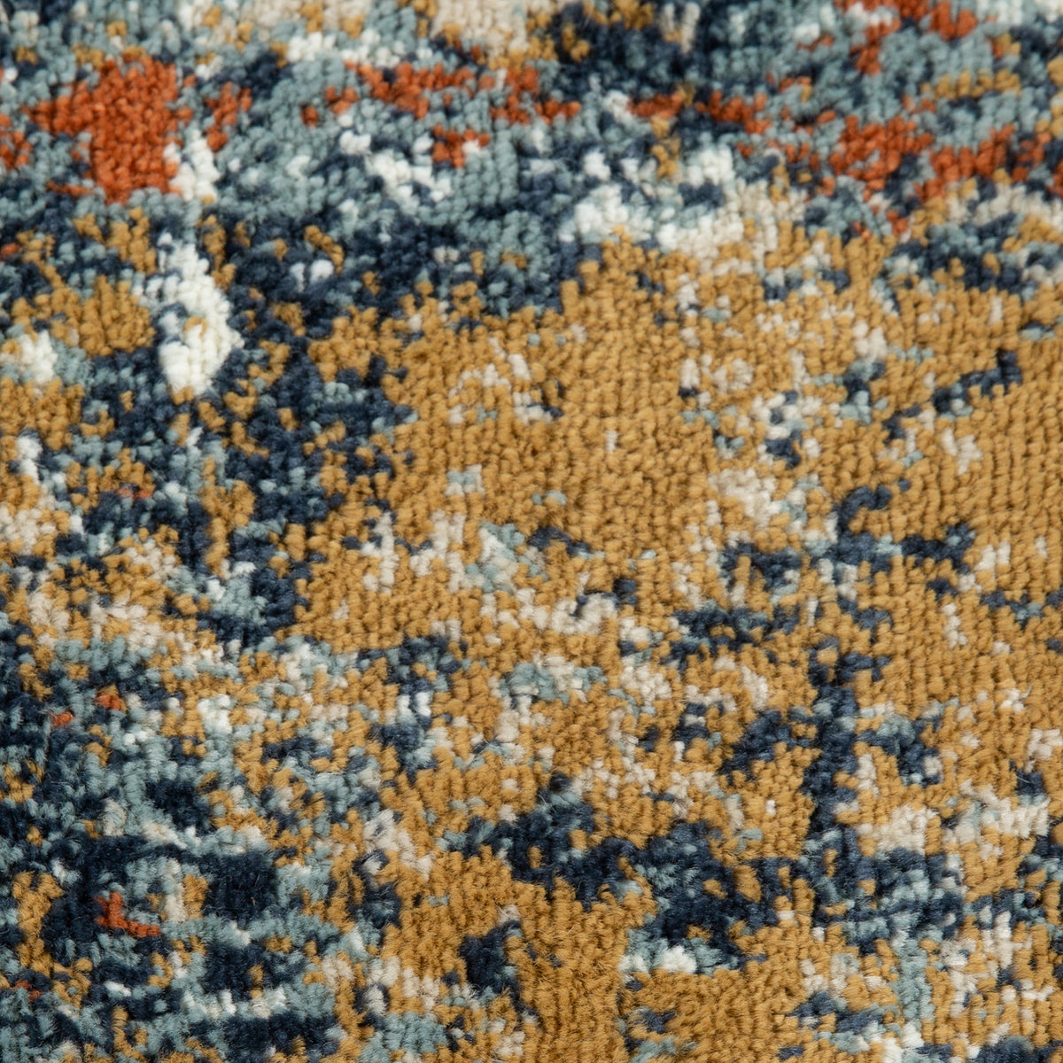 Amer Allure ALU-14 Ivory Rust area rug - color swatch view