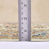Amer Allure Classic Medallion Power-Loom Ivory/Navy Blue Area Rug