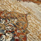 Amer Allure Classic Medallion Power-Loom Beige/Red Area Rug