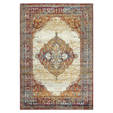 Amer Allure Classic Medallion Power-Loom Beige/Red Area Rug