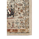 Amer Allure Classic Bordered Power-Loom Ivory/Multi Area Rug