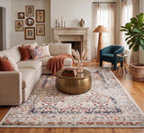 Amer Allure ALU-5 Ivory / Multi area rug - lifestyle view