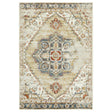 Amer Allure Classic Medallion Power-Loom Gold/Beige Area Rug