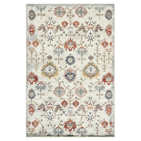 Amer Allure Classic Oriental Power-Loom Beige Area Rug