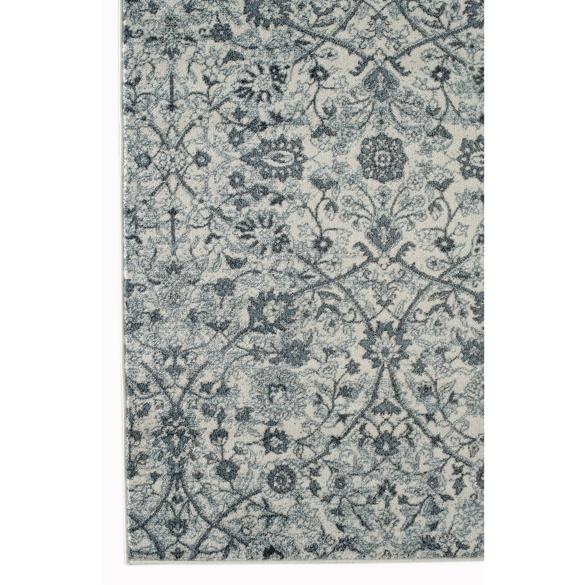 Amer Alexandria ALX-24 Light Blue area rug - corner view