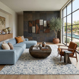 Amer Alexandria ALX-24 Light Blue area rug - lifestyle view