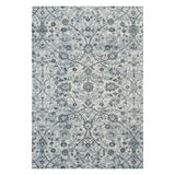 Amer Alexandria Classic Floral Power-Loom Light Blue Area Rug