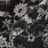 Amer Alexandria Classic Bordered Power-Loom Black/Ivory Area Rug