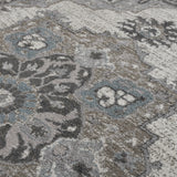 Amer Alexandria ALX-51 Ivory / Stone Gray area rug - close-up view