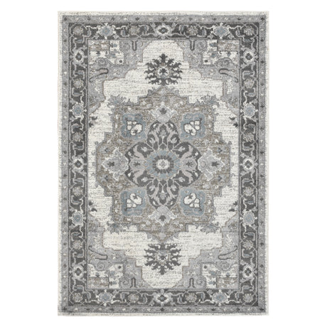 Amer Alexandria ALX-51 Ivory / Stone Gray area rug - product view