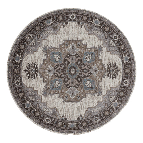 Amer Alexandria ALX-51 Ivory / Stone Gray area rug - product view
