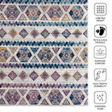 Amer Alexandria ALX-80 Gray area rug - infographic view