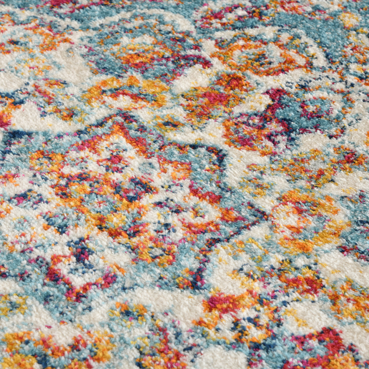 Amer Alexandria ALX-81 Sea Blue area rug - close-up view