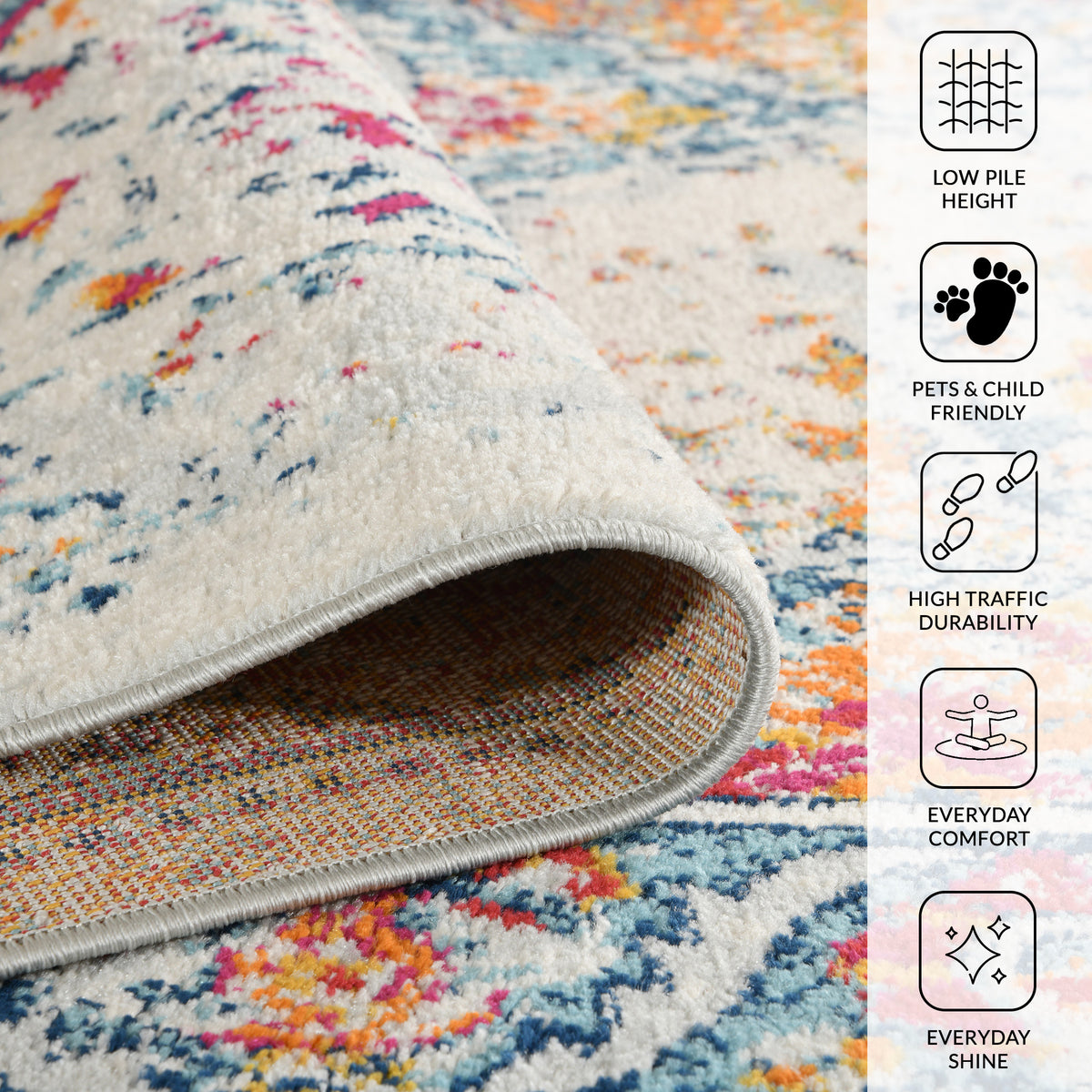 Amer Alexandria ALX-82 Gray / Gold area rug - infographic view