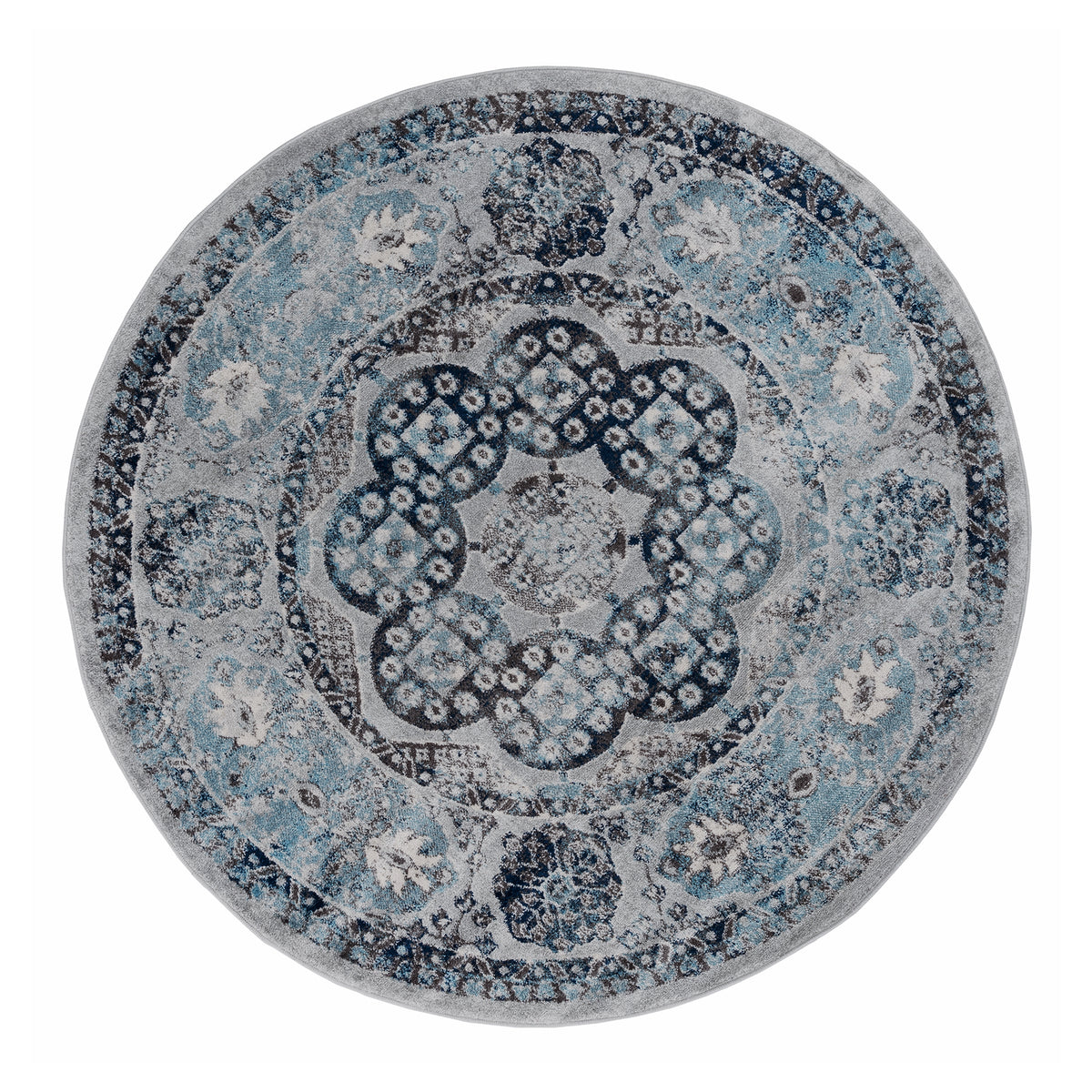 Amer Alexandria ALX-83 Gray / Sea Blue area rug - product view