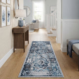 Amer Alexandria ALX-83 Gray / Sea Blue area rug - lifestyle view