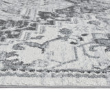 Amer Alexandria ALX-89 Dark Gray area rug - profile view