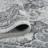 Amer Alexandria ALX-89 Dark Gray area rug - rolled view