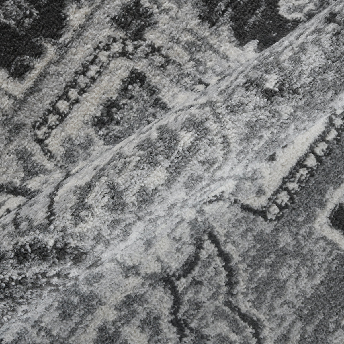 Amer Alexandria ALX-89 Dark Gray area rug - color swatch view