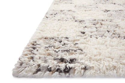 Angela Rose x Loloi Amira Ami-01 Ivory/Granite Area Rug