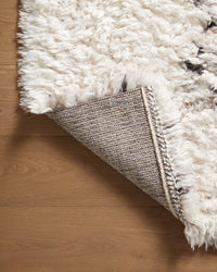 Angela Rose x Loloi Amira Ami-01 Ivory/Granite Area Rug