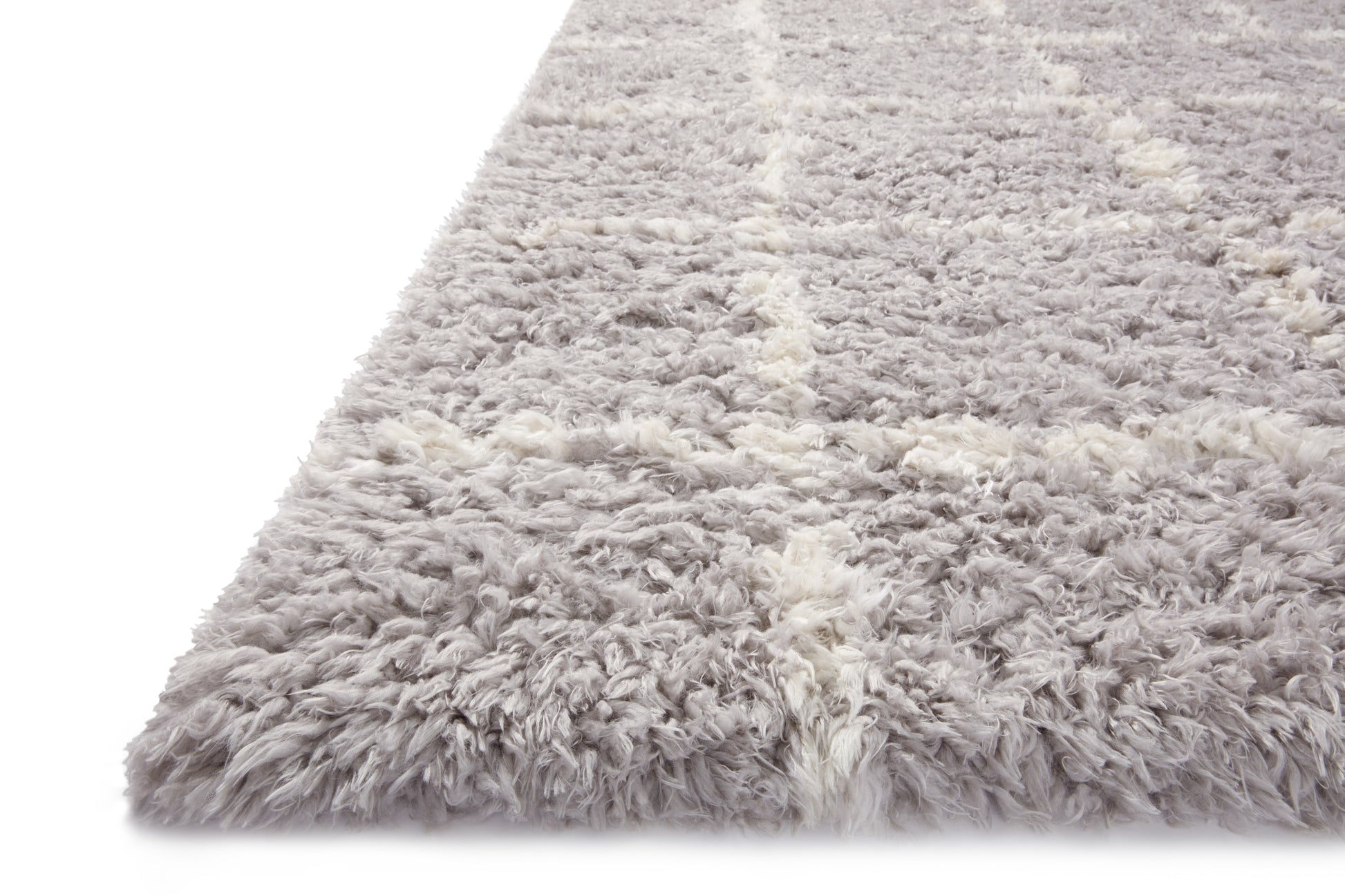 Angela Rose x Loloi Amira Ami-04 Silver/Ivory Area Rug