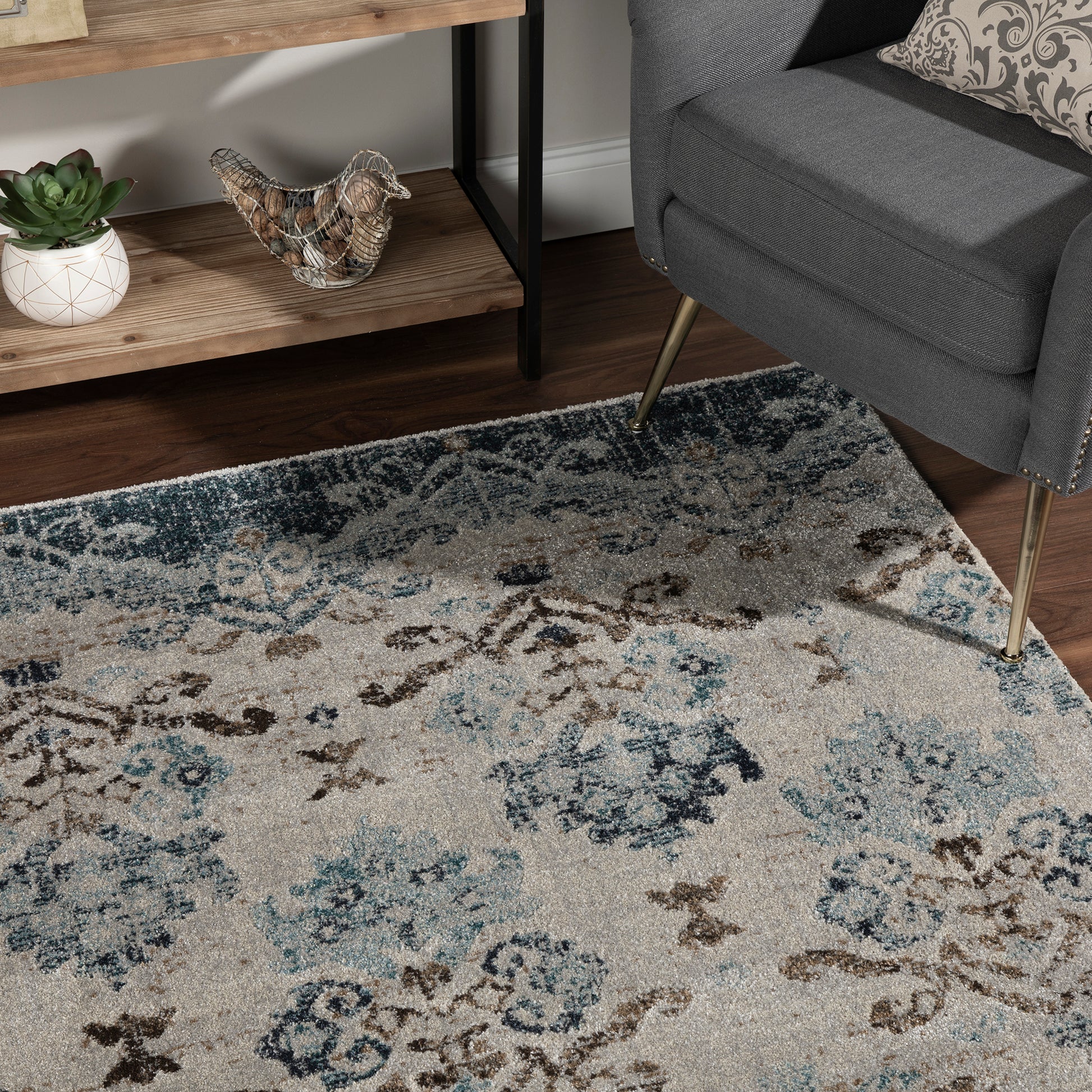 Dalyn Antigua An11 Blue Area Rug