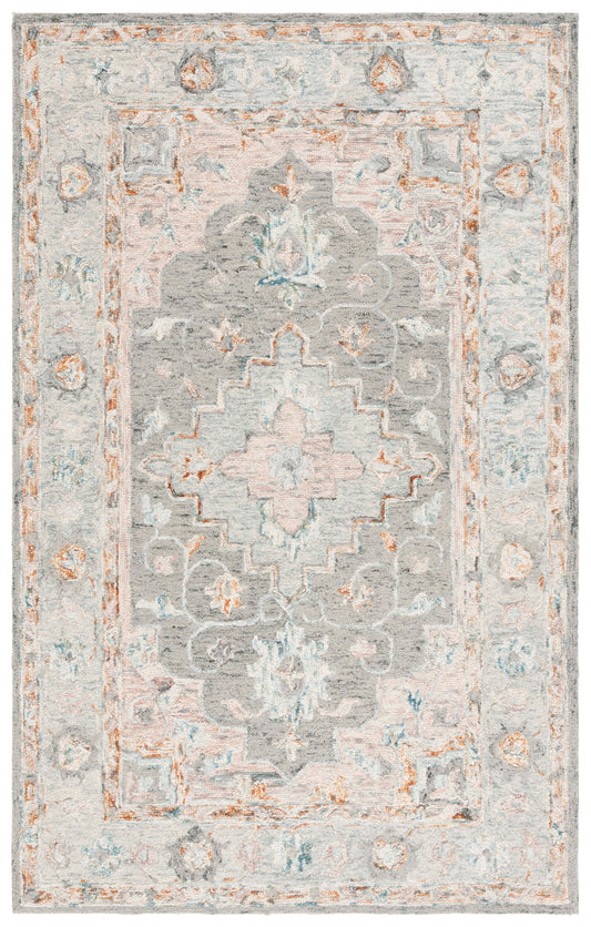 Safavieh Anatolia An301F Grey/Rust Area Rug