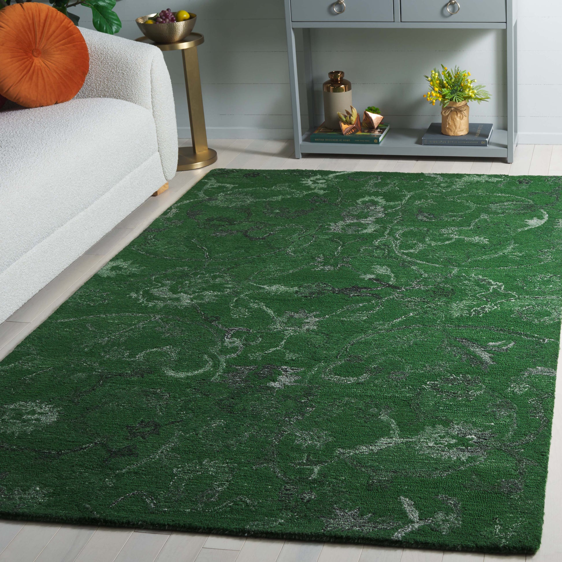 Safavieh Anatolia An401Y Dark Green Area Rug