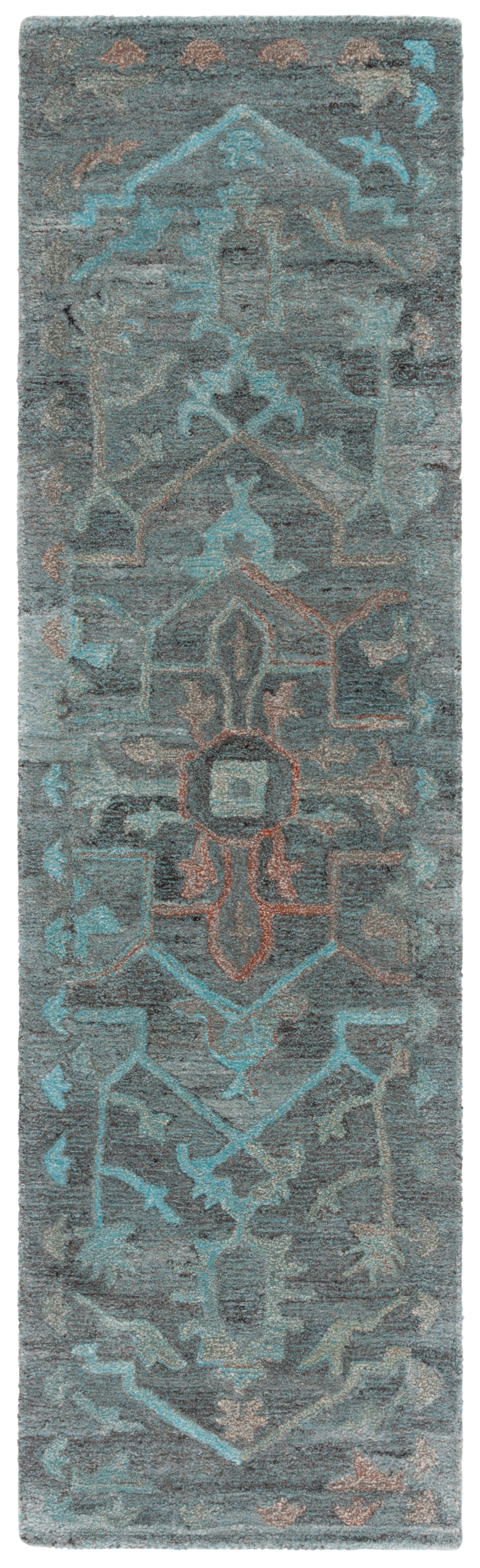 Safavieh Anatolia An402J Teal/Brown Area Rug