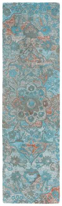 Safavieh Anatolia An407L Turquoise/Brown Area Rug