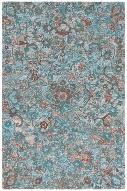 Safavieh Anatolia An407L Turquoise/Brown Area Rug